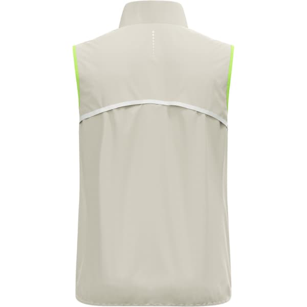 Veste running ODLO ZEROWEIGHT VEST SILVER CLOUD/SHARP GREEN