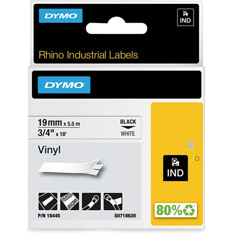 Ruban vinyle RHINO S0718620, 19 mm x 5,5 m