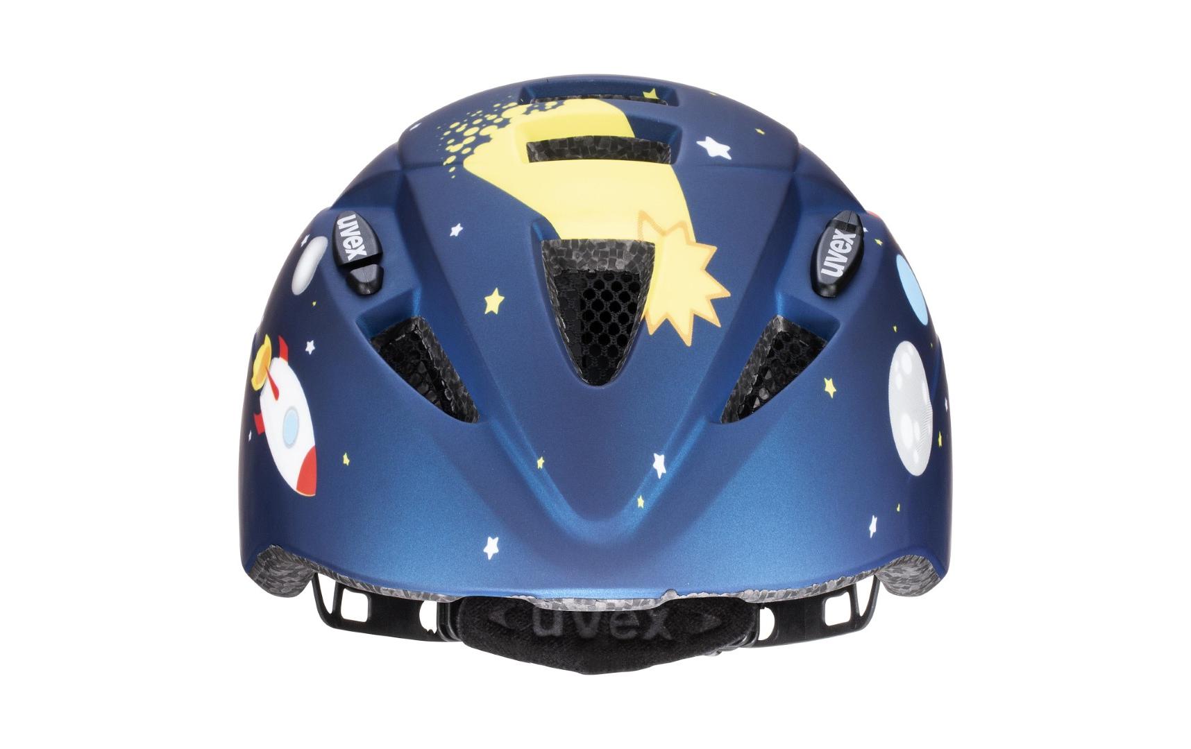 Helm uvex kid 2 cc dark blue rocket matt , 46 - 52Velohelm