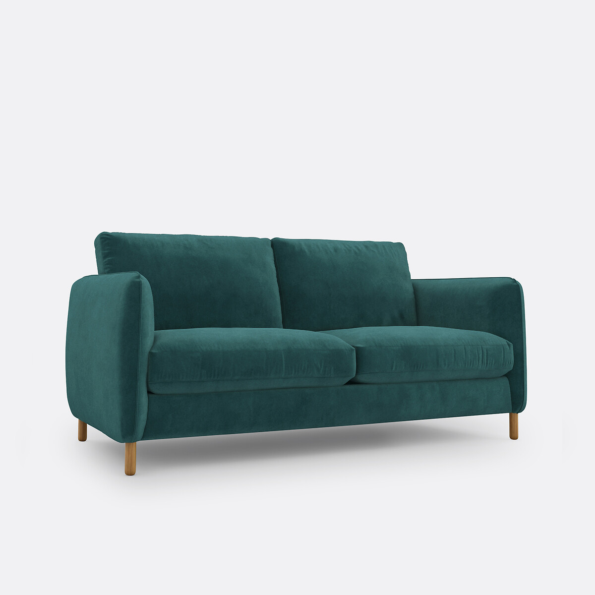 LA REDOUTE INTERIEURS<br>Sofá de veludo, 3 lugares, Loméo