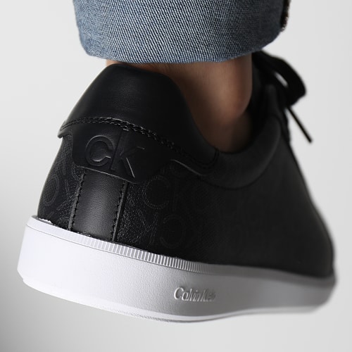 Baskets Low Top Lace Up 0262 Black Mono
