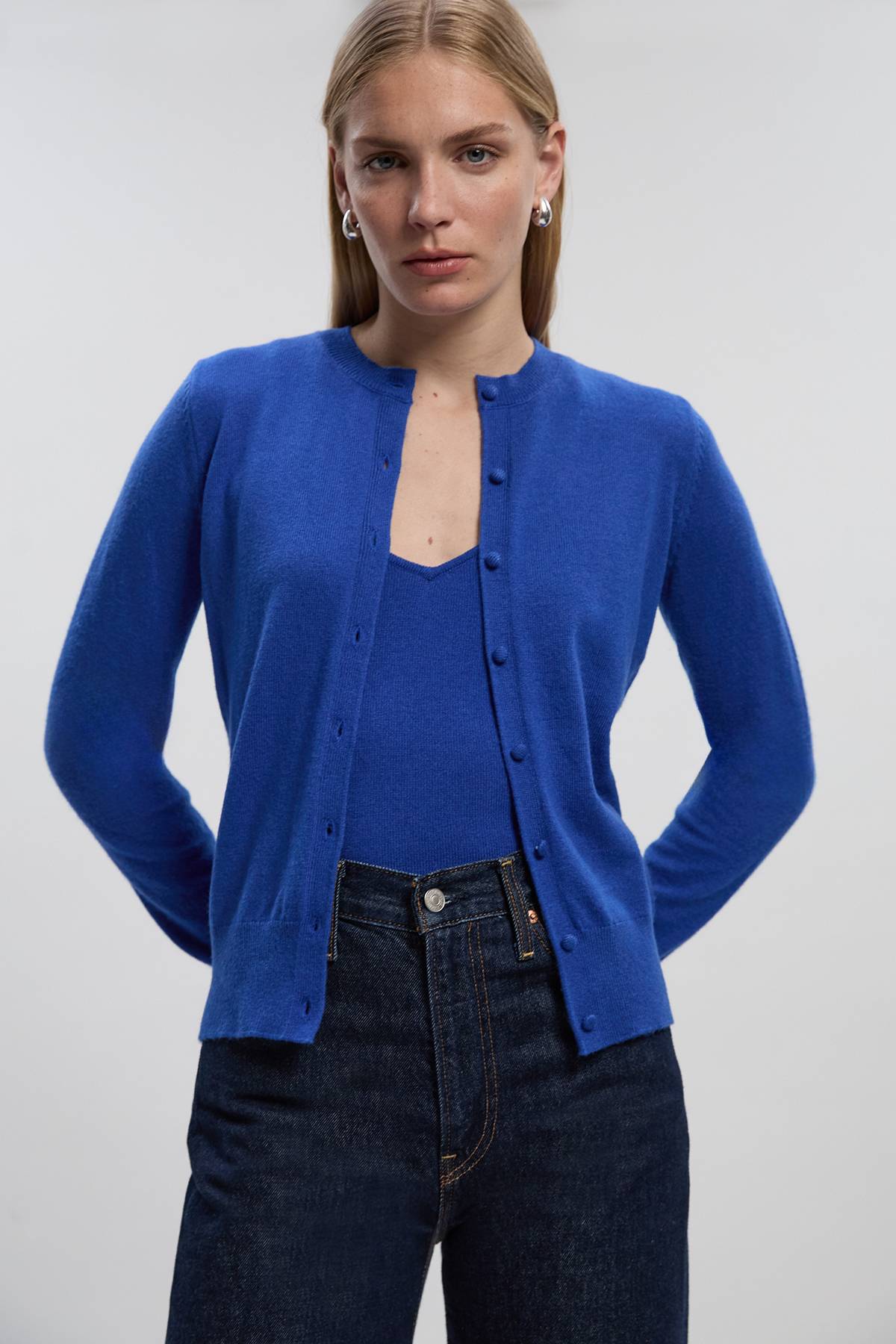 KarenMillen Cardigan en Mélange de Cachemire