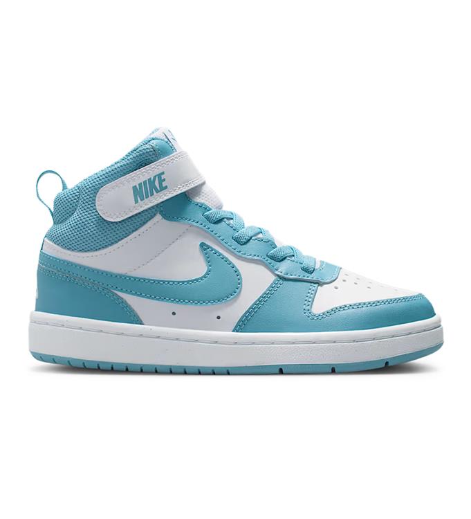 Nike Court Borough Mid 2 CD7783 WHITE-DENIM-TURQ