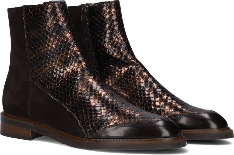 PERTINI Enkellaarsjes Dames 32848 Maat: 37 Materiaal: Leer Kleur: Bruin