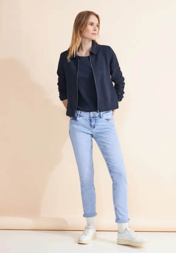 Casual Fit Jeans - heavy indigo bleach
