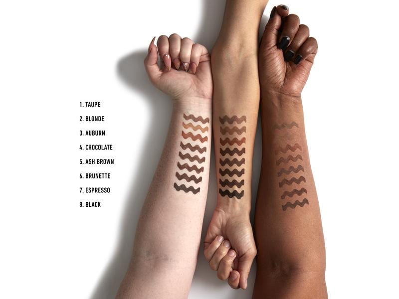 NYX Professional Makeup Augenbrauenstift Brow Micro Pencil Doppelseitiger und veganer Augenbrauenpinsel für ein natürliches Ergebnis