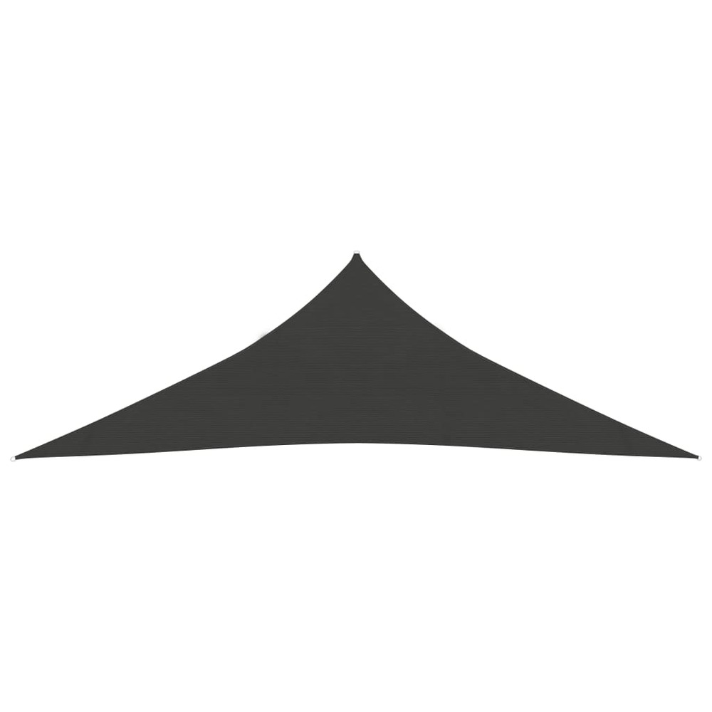 Voile toile d'ombrage parasol 160 g/m² 3 x 3 x 4,2 m pehd anthracite