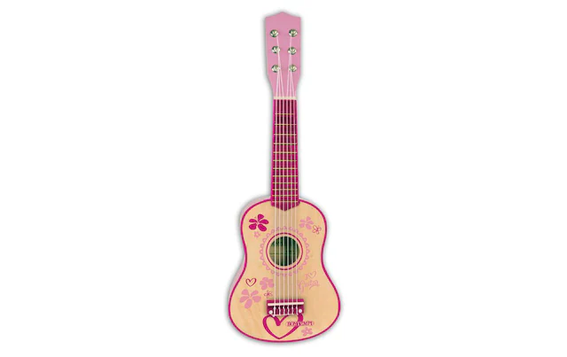 Bontempi Spielzeug-Musikinstrument »Holz-Gitarre 55cm Pink Stickers«