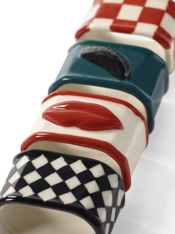 Serax Les Objets Mouleversants by Wouters & Hendrix servetring set van 4