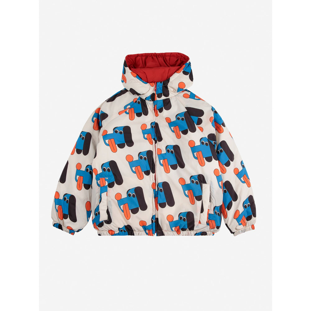 Køb Bobo Choses Offwhite Doggy Mate All Over Reversible Anorak