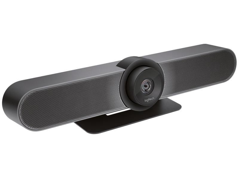 Logitech MeetUp USB Video Collaboration Bar 4K/UHD 30 fps All-in-one-ConferenceCam mit Ultraweitwinkelobjektiv für kleine Räume