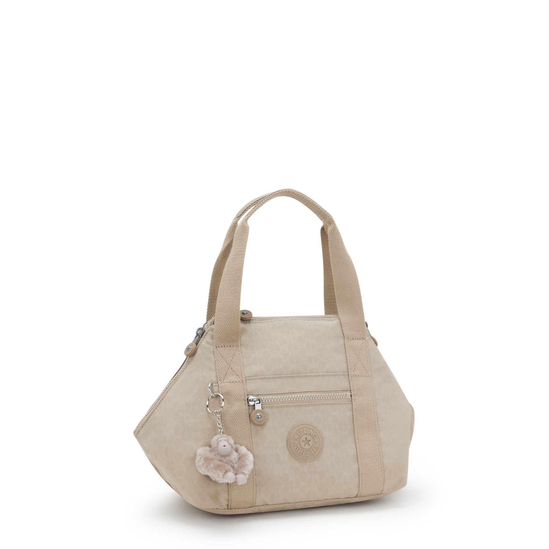 ART MINI Mini Fourre-Tout De Voyage Avec Bandoulière Détachable - Signature Beige Embossed