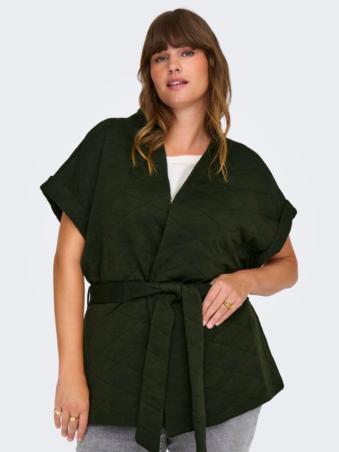 CARSOFFI Sweatshirt-Jacke Rosin