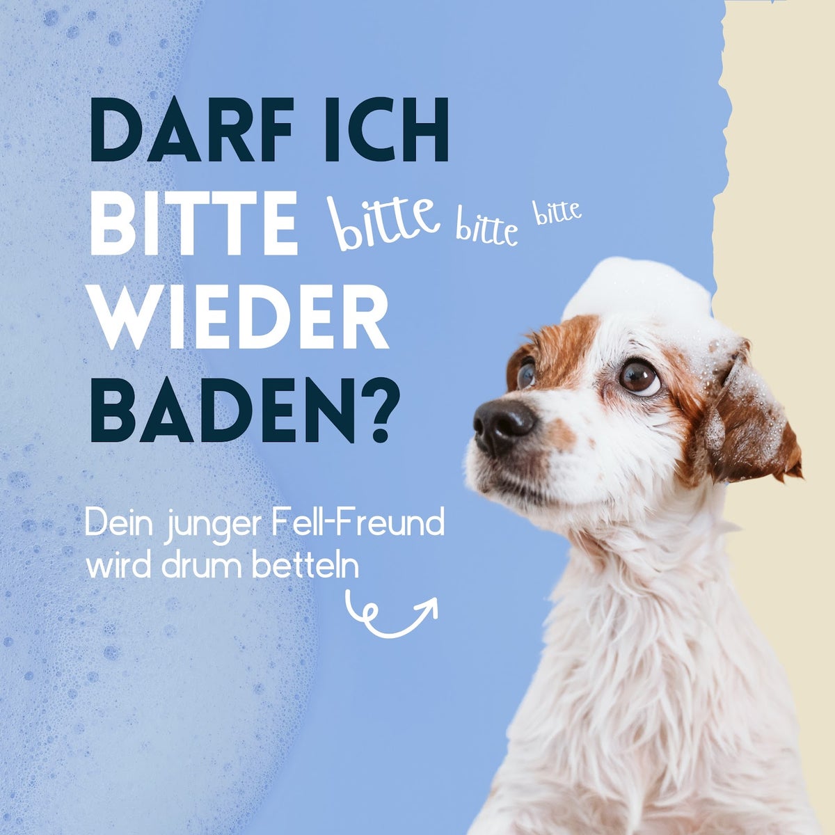 nimo® Sensitive Puppy Shampoo • Geurvrij en pH-neutraal voor alle rassen