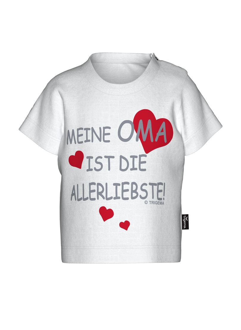 Trigema T-Shirt »TRIGEMA T-Shirt Omas Liebling«, 1 Stk.