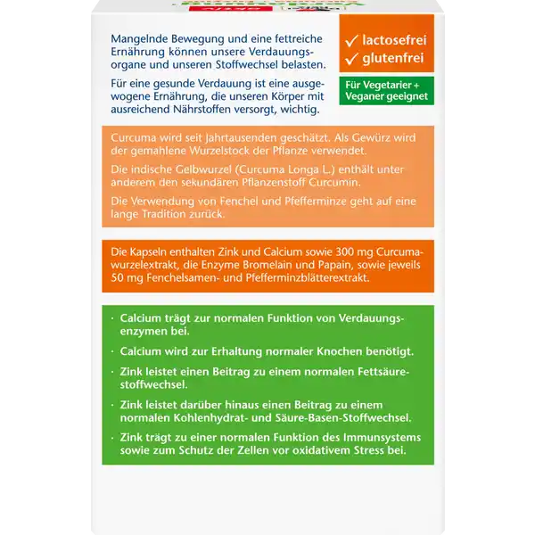 aktiv Verdauung Curcuma + Enzyme