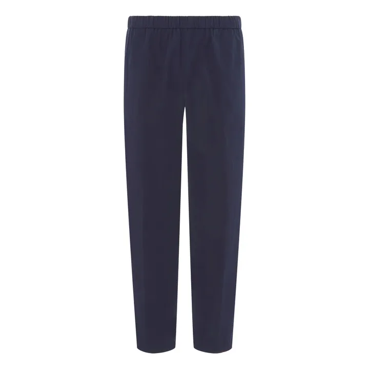 Pomandère Pantalon Elastiqué Droit | Bleu marine