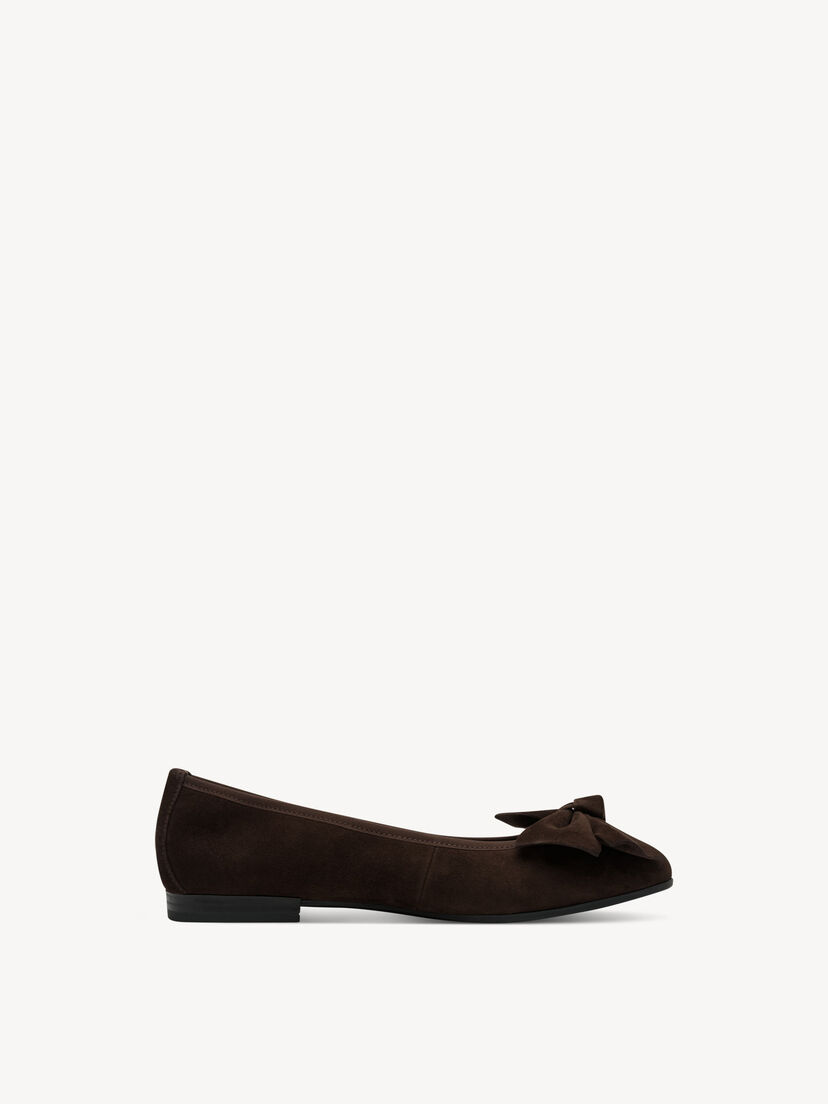 Leren Ballerina - bruin
