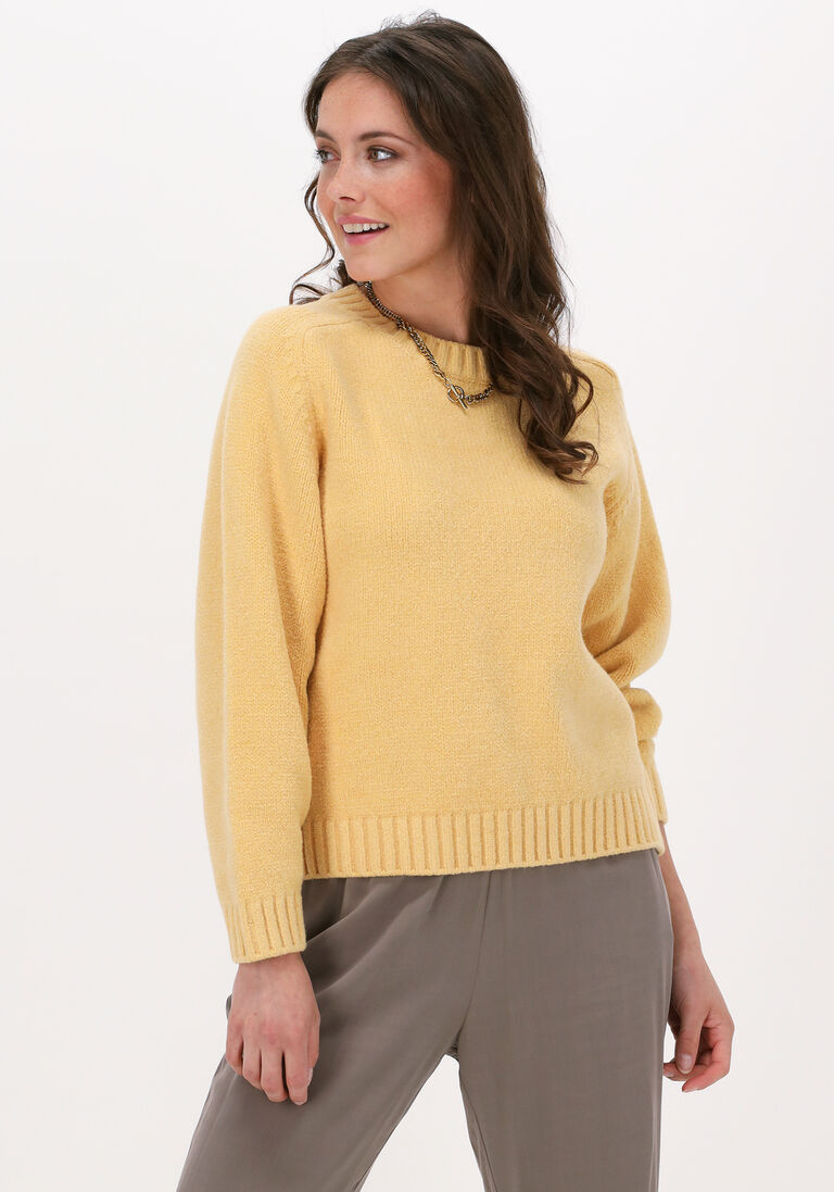 KNIT-TED gele knit-ted trui quirine