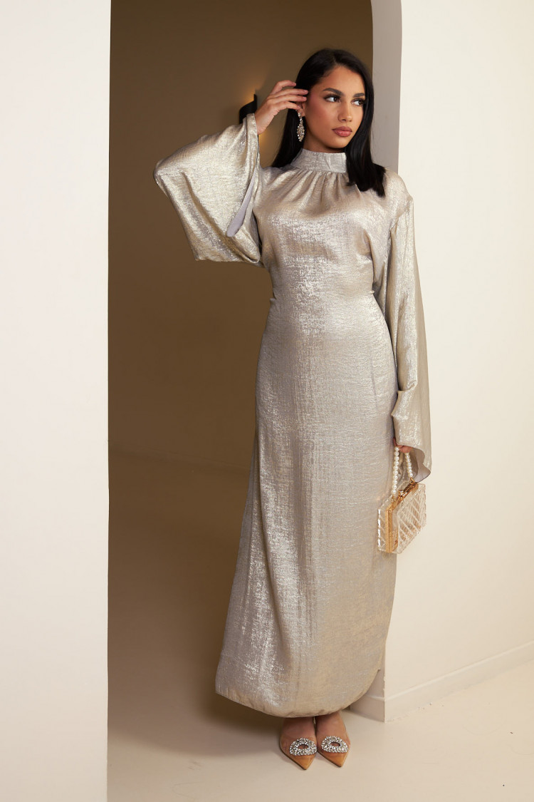 Robe pailleté doré ajustable