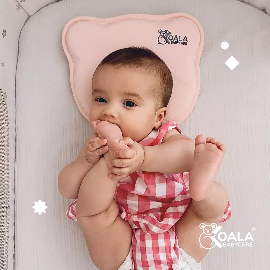KOALA BABYCARE® Kopfkissen für Säuglinge, ab 0 Monate pink