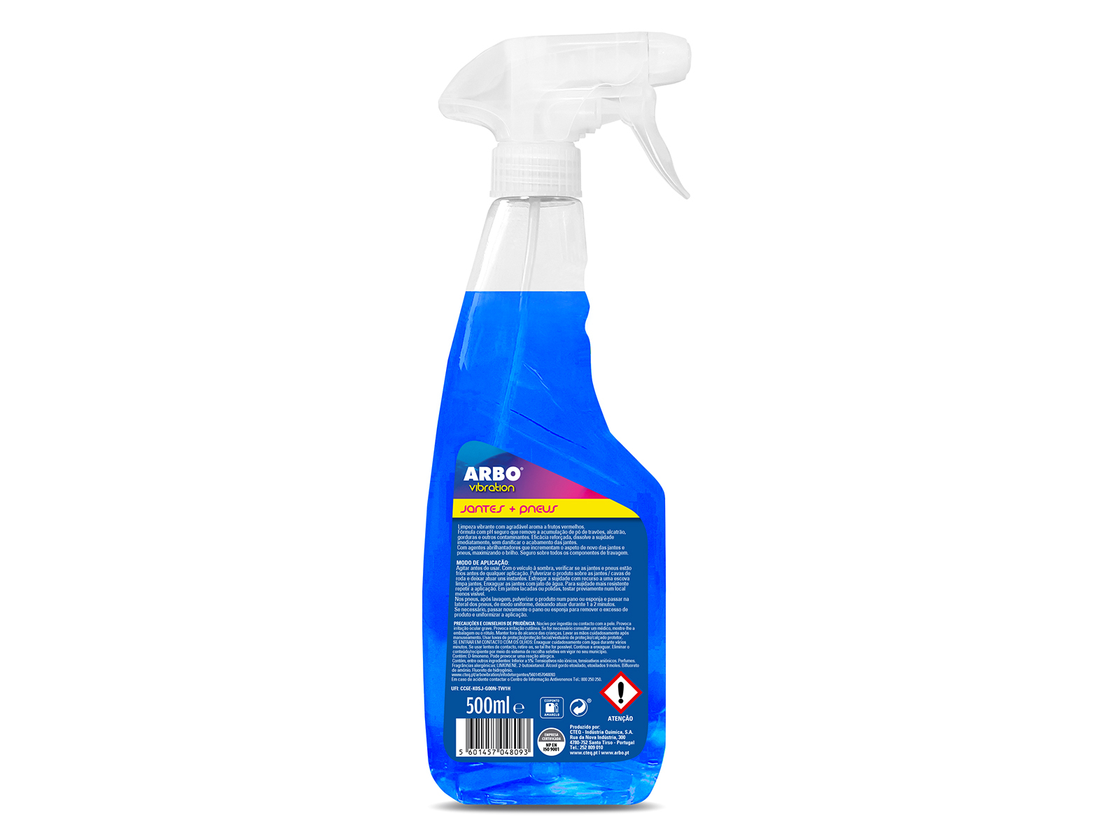LIMPA JANTES E PNEUS ARBO VIBRATION 0.5L