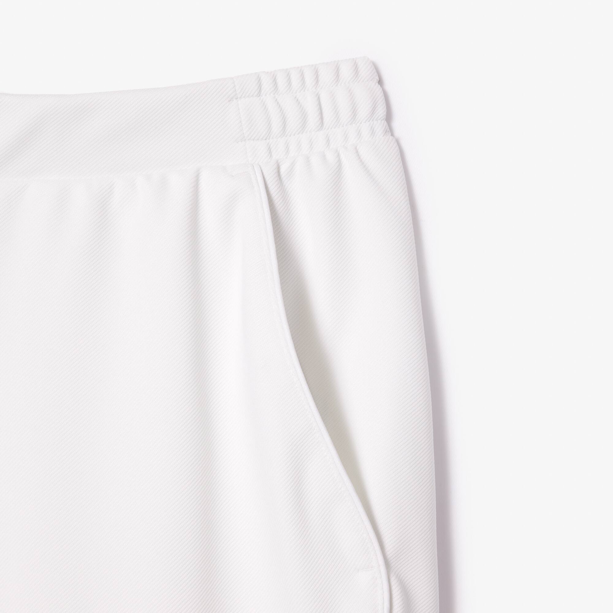 Tennis-Shorts aus recyceltem Gewebe Bermudas - Weiss - Lacoste - Herren