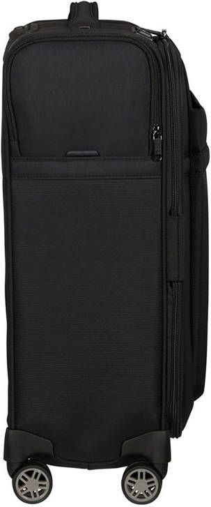 Samsonite Airea Spinner 55 - Zachte Handbagage Koffer - Zwart