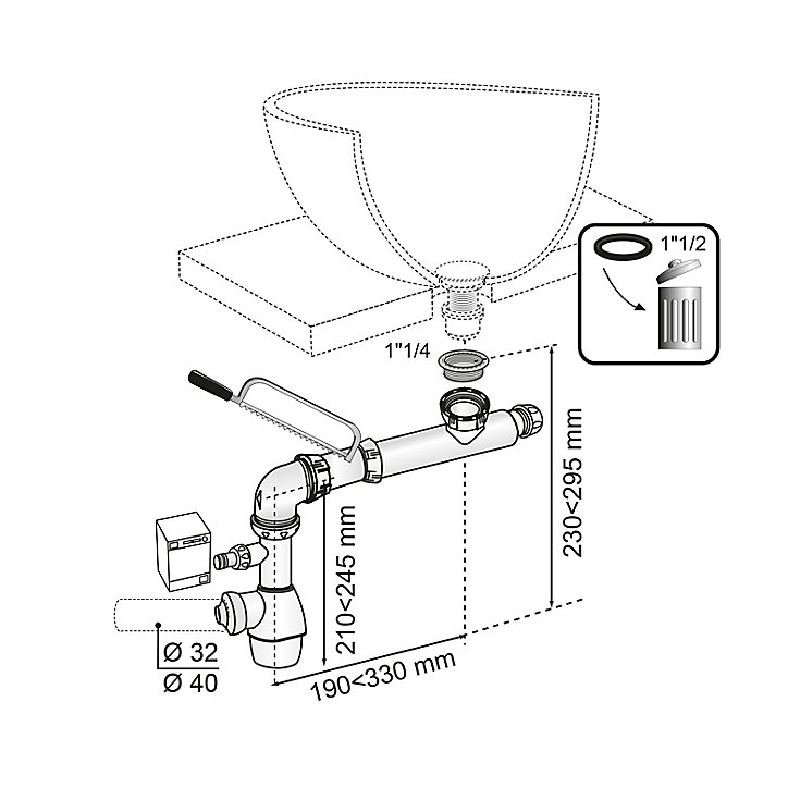 Siphon universel tout-en-un Wirquin