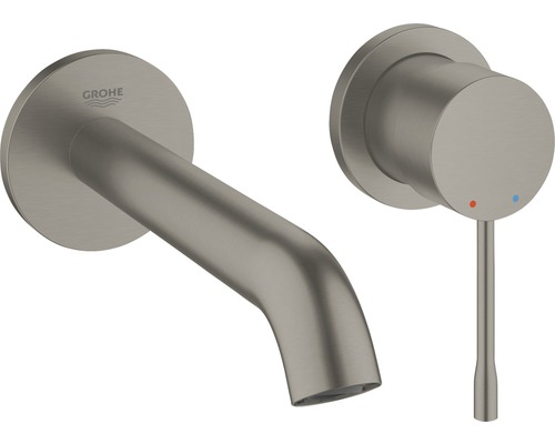 GROHE Inbouwwastafelmengkraan ESSENCE hard grafiet geborsteld zonder inbouwdeel 19408AL1