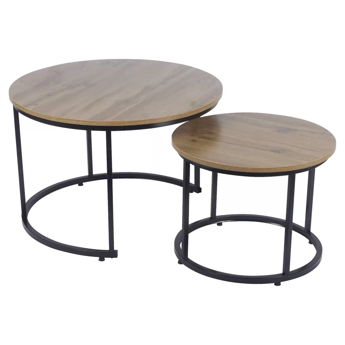 Salontisch Couple Artisan Eiche,schwarz