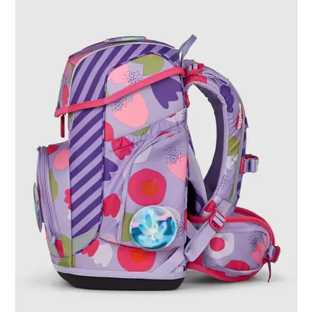 ergobag CUBO Schulrucksack-Set BlütenzauBär, 5-teilig