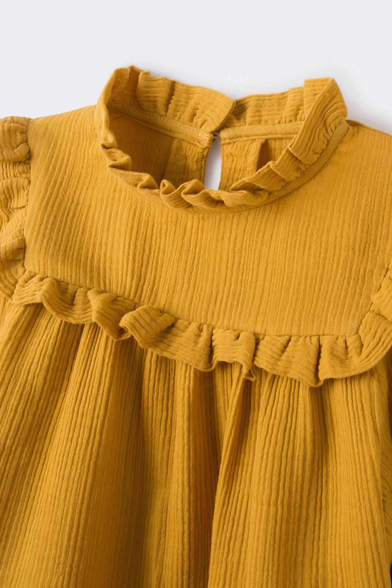 blusa de babados para menina