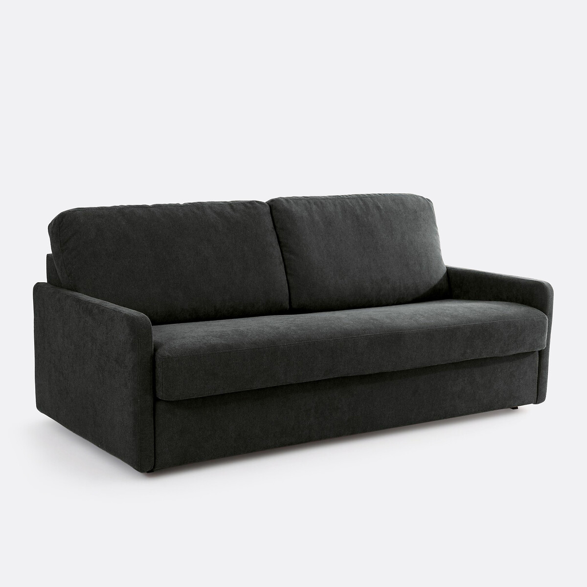 LA REDOUTE INTERIEURS<br>Cama alta, tecido texturizado, Bultex Marta