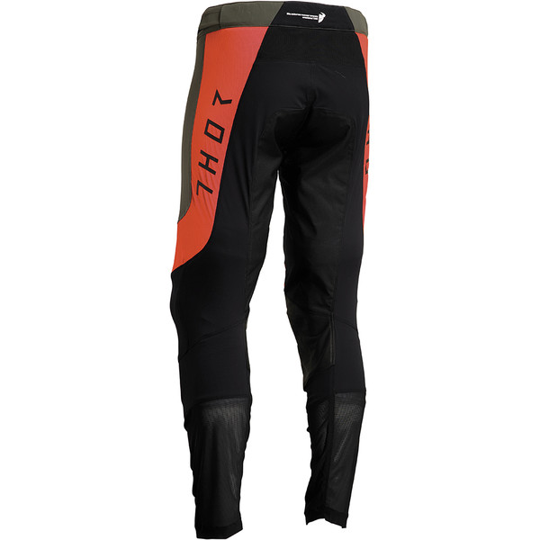 Thor Motocross - Pantalon Prime Status Noir / Kaki / Orange