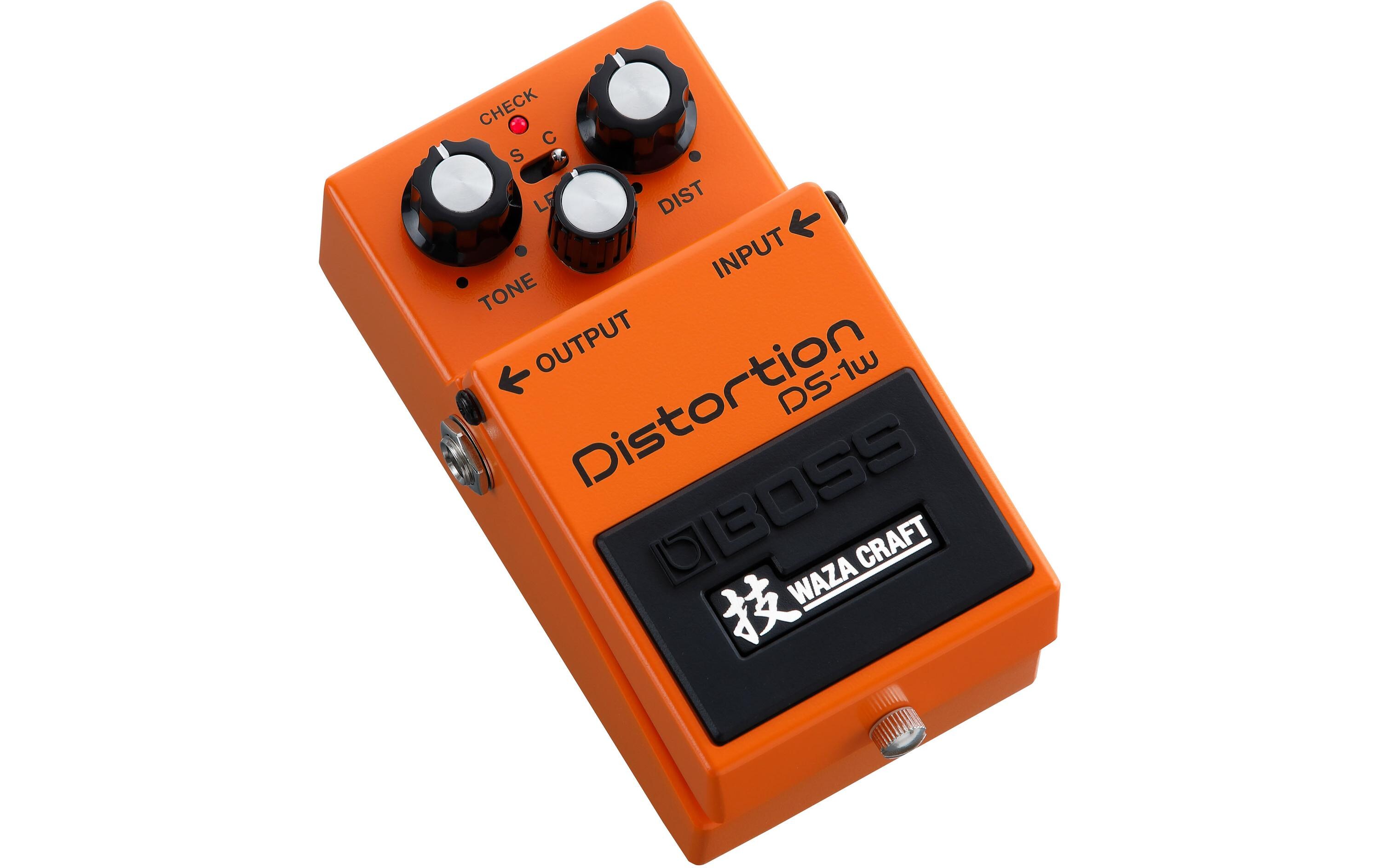 Pedal DS-1W<br>Neuauflage des Distortion-Klassikers, erweitert auf Basis der «Waza»-Handwerkskunst