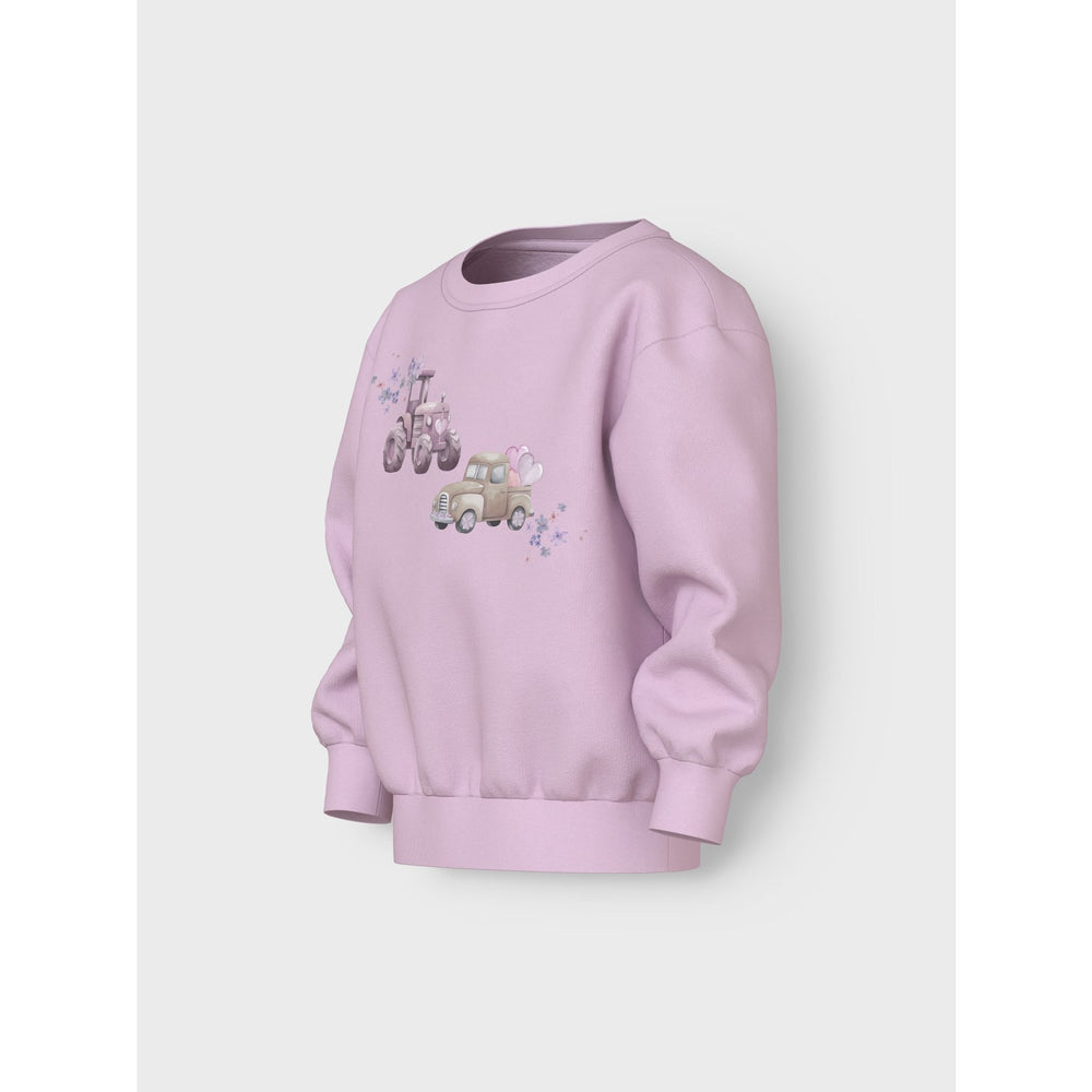 Køb Name It Winsome Orchid Silvine Regular Sweatshirt