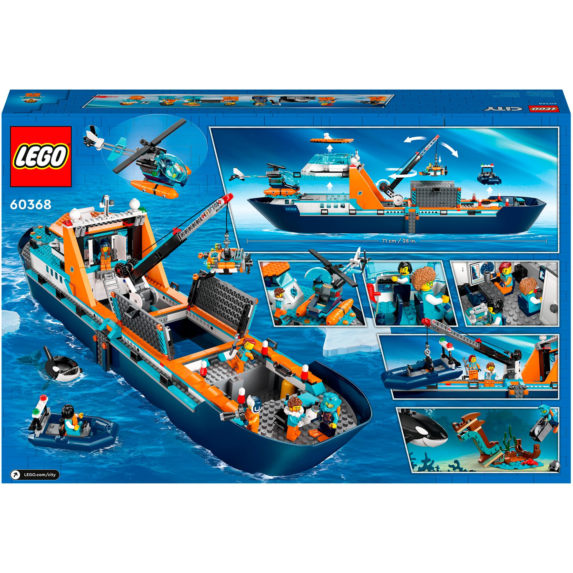 LEGO Konstruktionsspielzeug City Arktis-Forschungsschiff