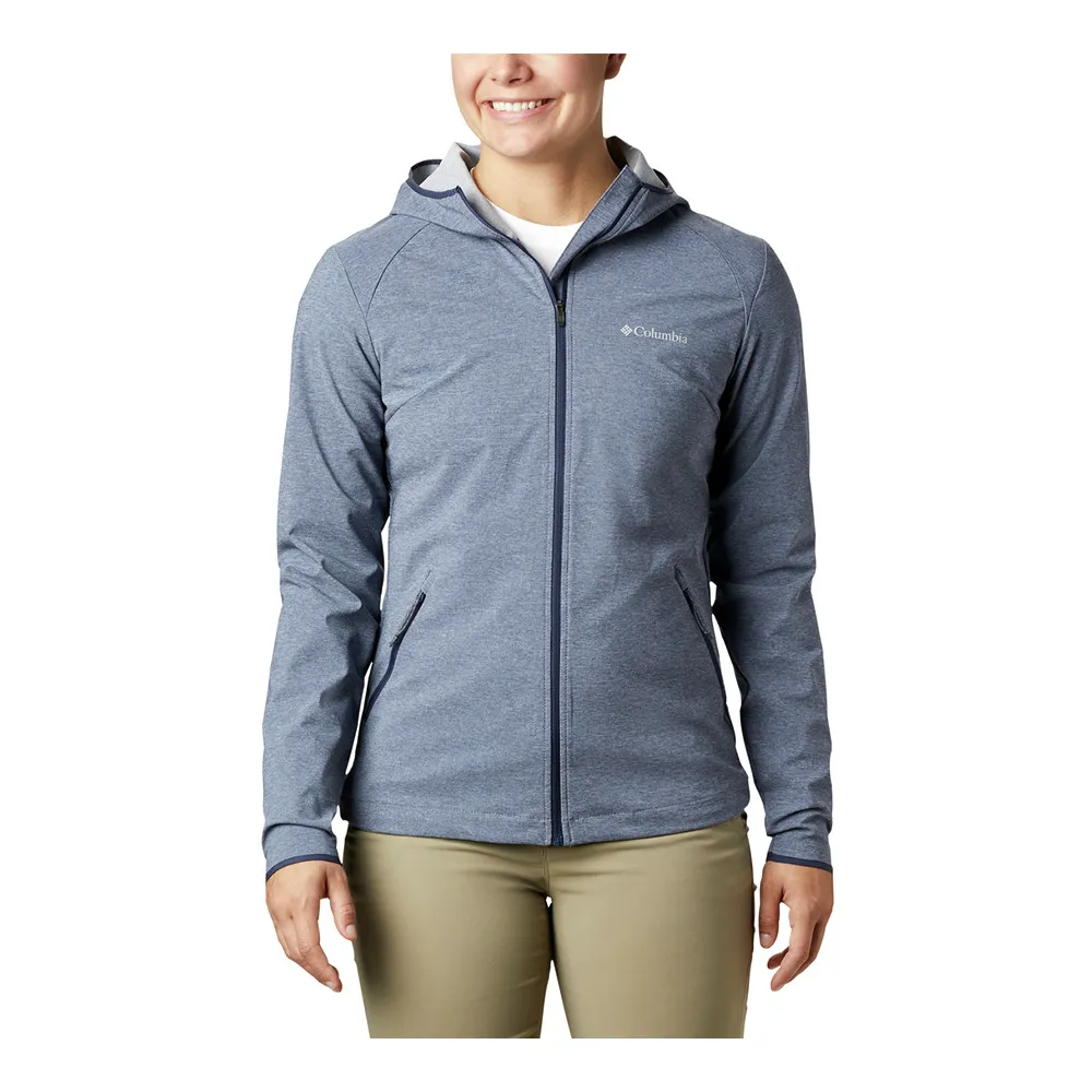 Columbia HEATHER CANYON SOFTSHELL - Veste Femme nocturnal heather