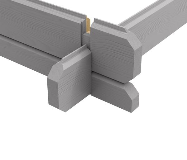 Weka Gartenhaus 253 Gr. 1, ca. B420/H270/T260