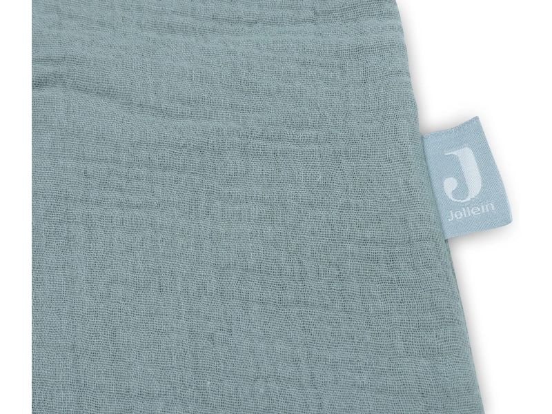 Jollein Baby-Sommerschlafsack Hydrophil Sea Green 90 cm Musselin Sommerschlafsack für Kinder
