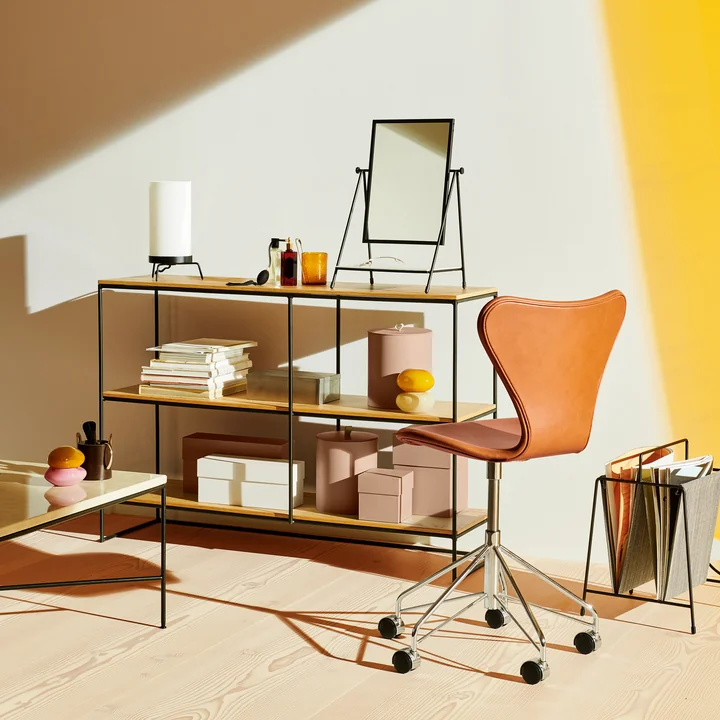 Fritz Hansen - Planner Regal small, Eiche / schwarz