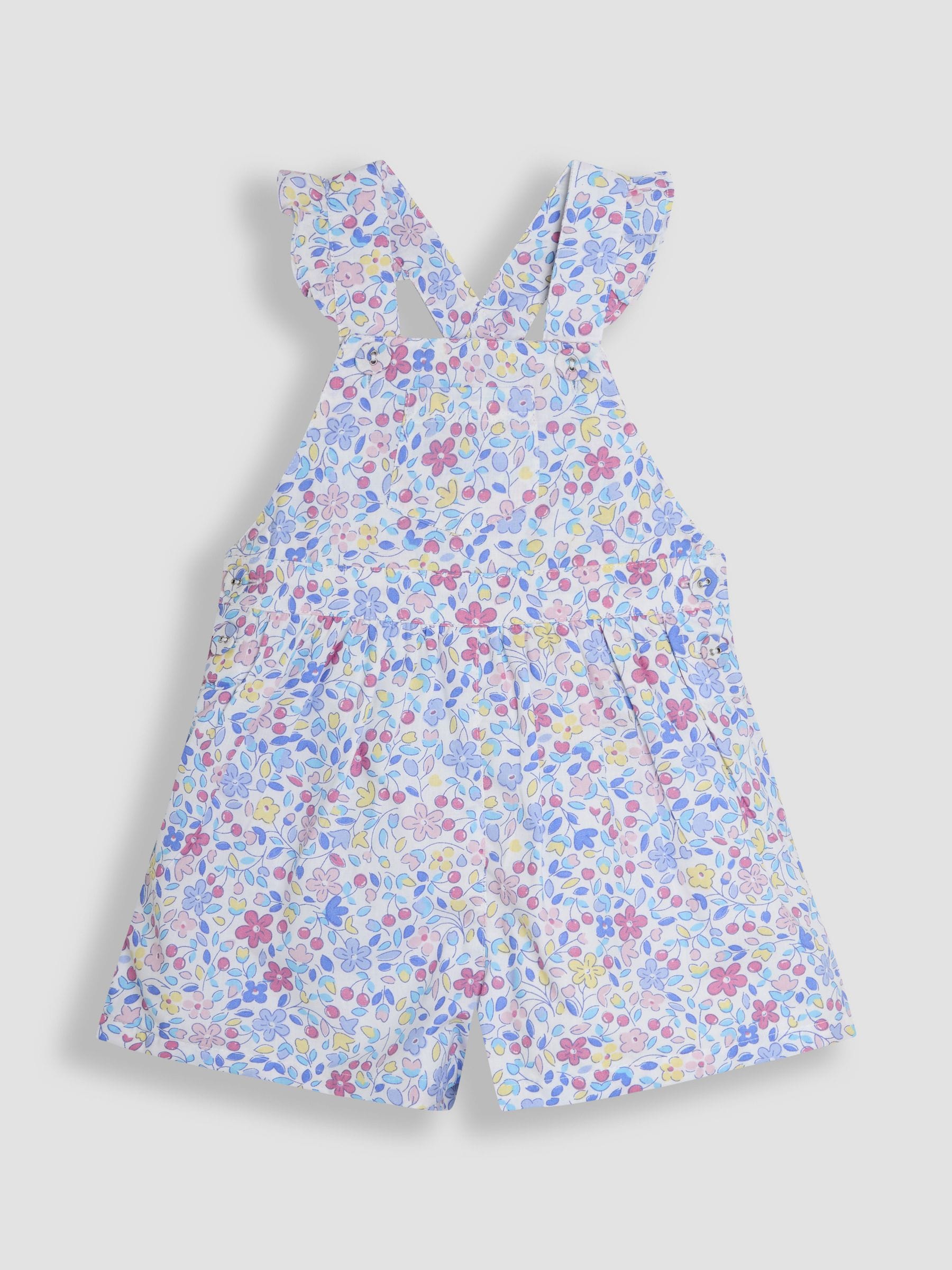 JoJo Maman Bébé 100% Cotton Culottes & T-Shirt Set 2 Piece