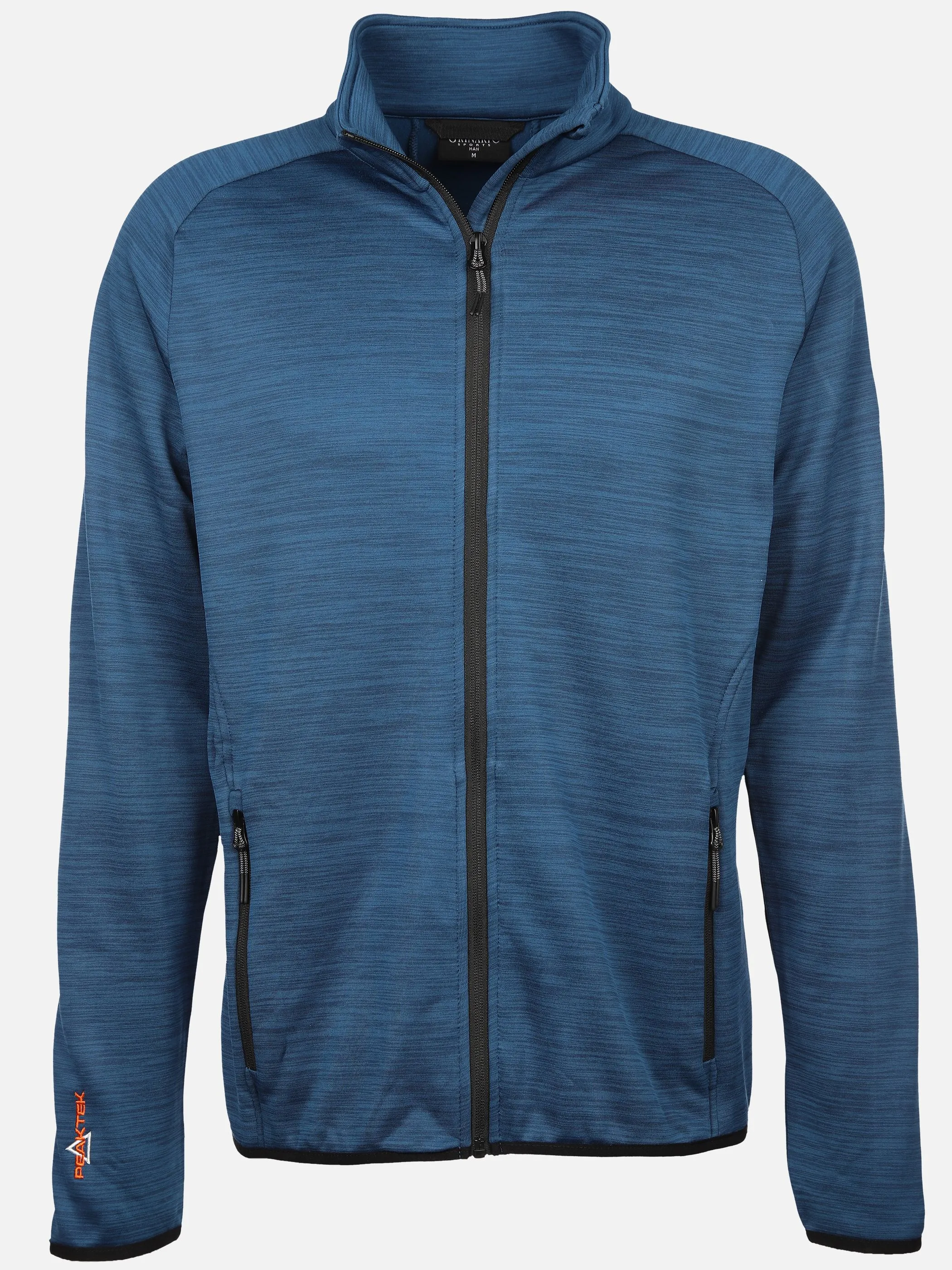 Herren Fleece Jacke meliert