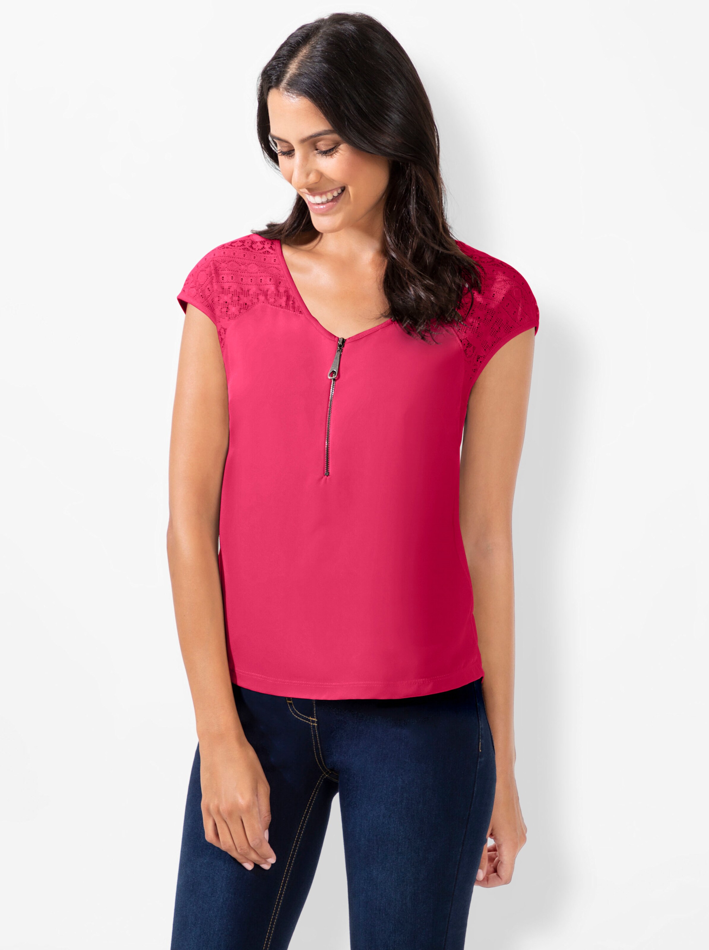 V-Shirt in pink