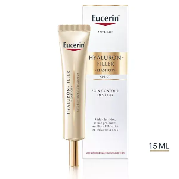 Eucerin Hyaluron Filler + Elasticity Anti-Aging Eye Contour FPS 20 15ml