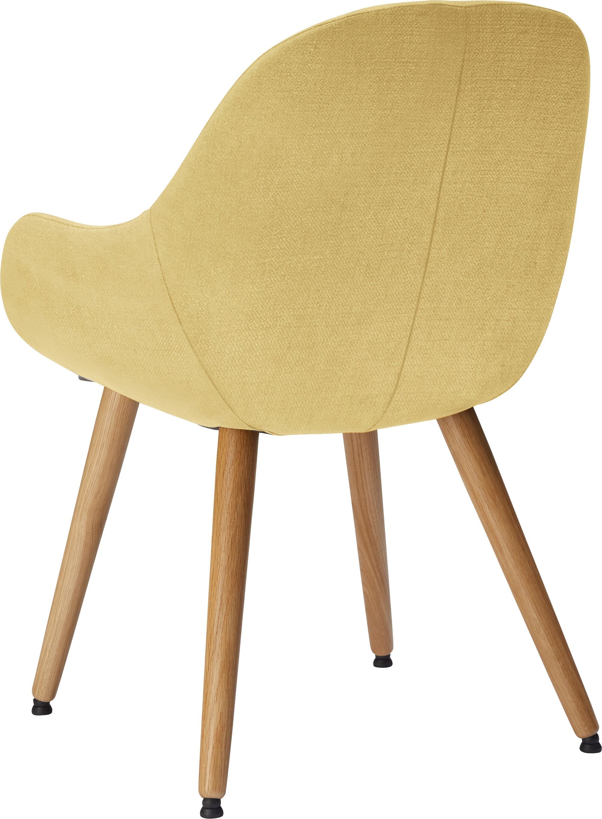 LAYLA Stuhl - Gelb / B: 56.0 cm x T: 60.0 cm x H: 84.0 cm