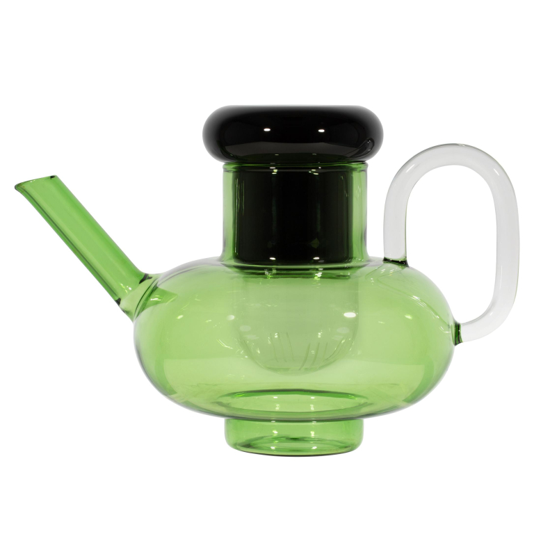 Tom Dixon Bump theepot zwart/groen