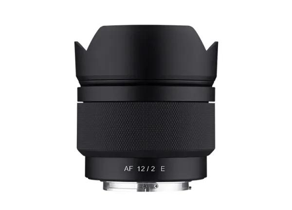 Samyang AF - Vidvinkel objektiv - 12 mm - f/2.0 - Sony E-mount - for Sony Cinema Line; a VLOGCAM; a1; a1 II; a6700; a7 IV; a7C; a7C II; a7CR; a7R V; a9 III
