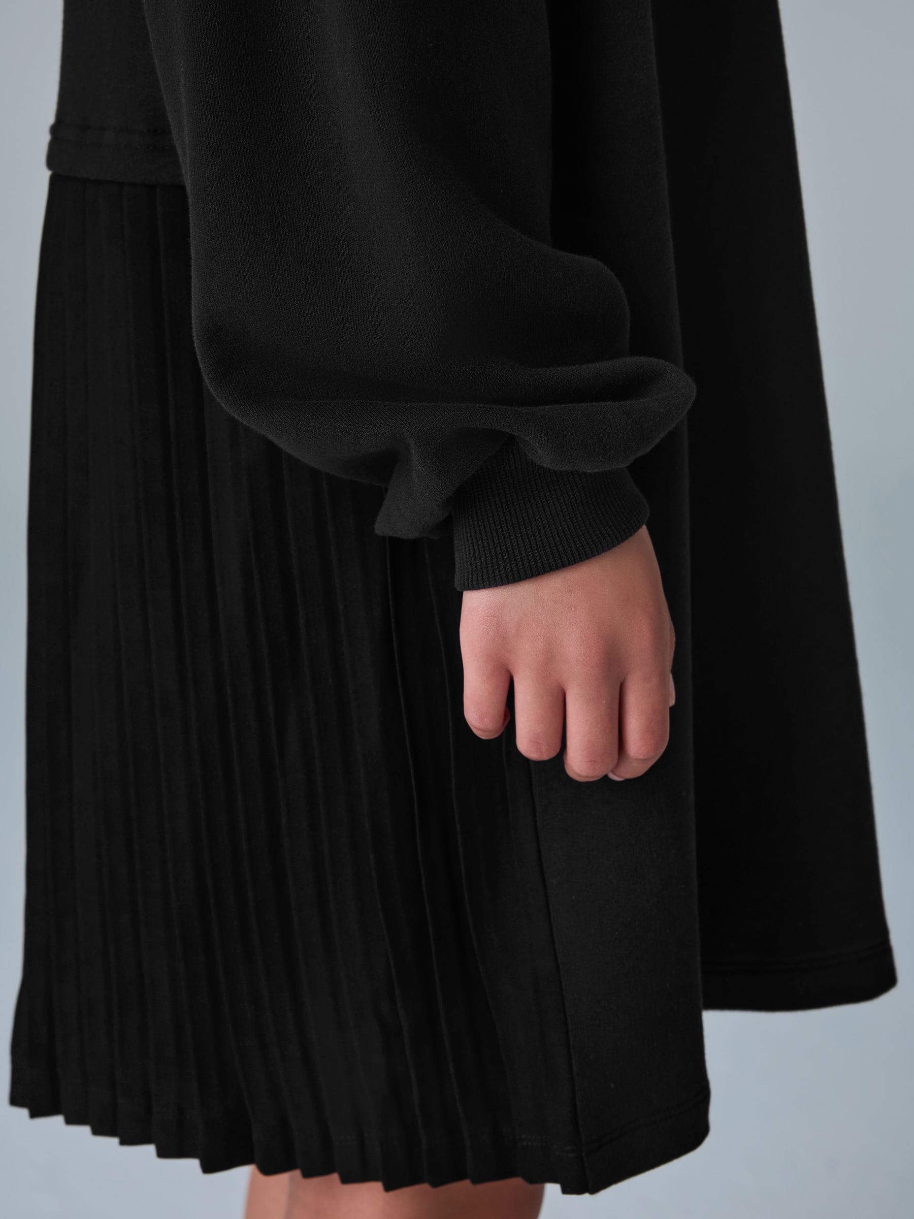 smALLSAINTS Underground Pleated Back Oversized Sweat Dress